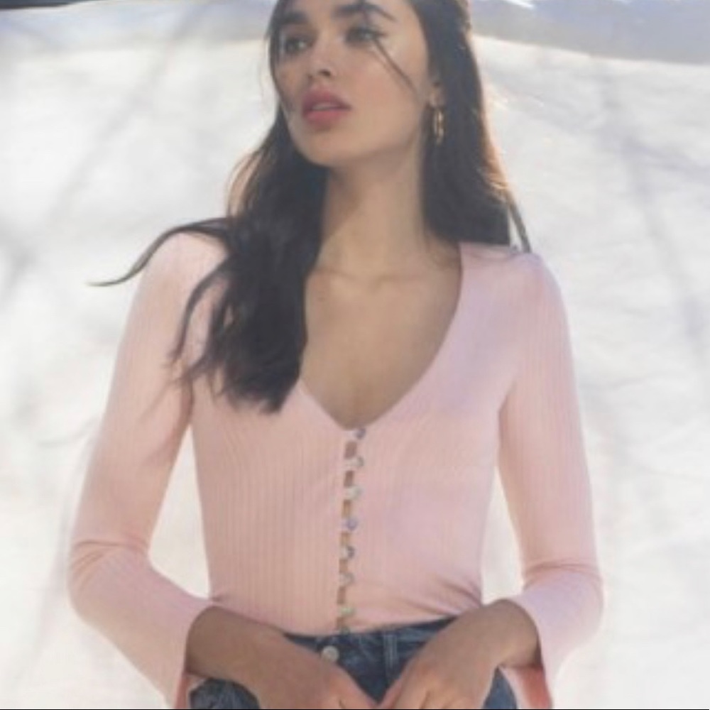 Reformation Gellar Knit Top